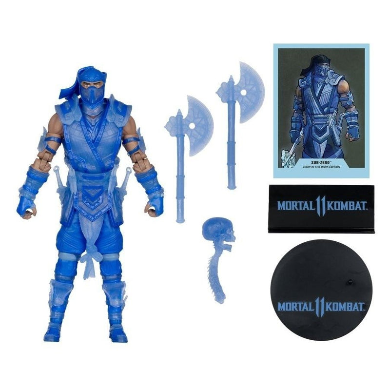 Mortal Kombat 11: Glow in the Dark - Sub-Zero Gold Label Collection - 7" Figure Toys & Games McFarlane Toys
