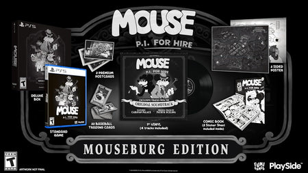 Mouse P.I. For Hire - Mouseburg Edition [PlayStation 5] PlayStation 5 Video Game PlaySide