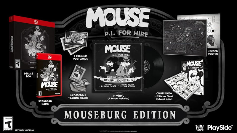 Mouse P.I. For Hire - Mouseburg Edition [Nintendo Switch 2] Nintendo Switch 2 Collector PlaySide