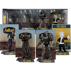 Movie Maniacs: Fallout: Lucy/Maximus/Ghoul/Vault Boy 4 Pack - 6" Toys & Games McFarlane Toys