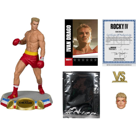 Movie Maniacs: Rocky 4 - Ivan Drago Posed - 6" Figure Toys & Games McFarlane Toys