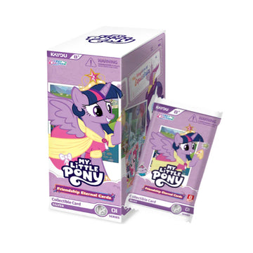 Kayou: My Little Pony - Friendship Eternal Fun Moment Edition Series 1 Collectible Card Booster Box - 12 Packs Trading Cards Kayou