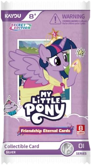 Kayou: My Little Pony - Friendship Eternal Fun Moment Edition Series 1 Collectible Card Booster Box - 12 Packs Trading Cards Kayou