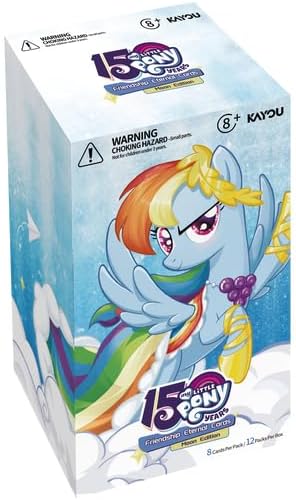 Kayou: My Little Pony - Friendship Eternal Moon Edition Series 2 Collectible Card Booster Box -12 Packs Trading Cards Kayou