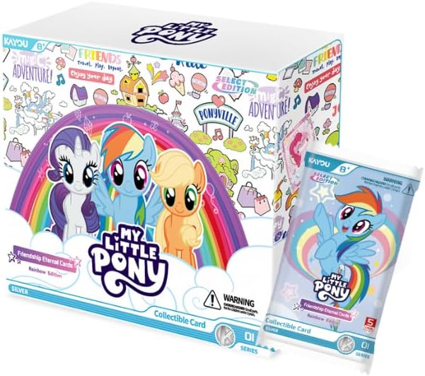 Kayou: My Little Pony - Friendship Eternal Moon Edition Series 2 Collectible Card Booster Box -12 Packs Trading Cards Kayou