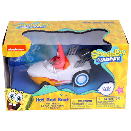 SpongeBob SquarePants: Patrick Star Pull Back Hot Rod Boat Toys & Games NKOK