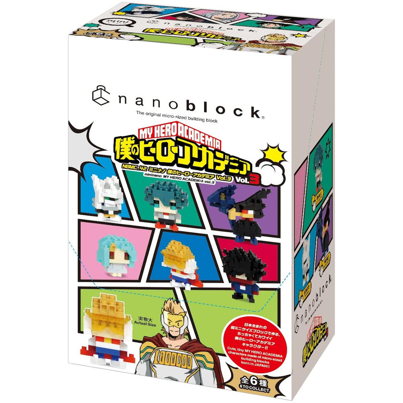 Nano Block Mini nano Series: My Hero Academia Vol. 3 - Complete Set Toys & Games Bandai Namco