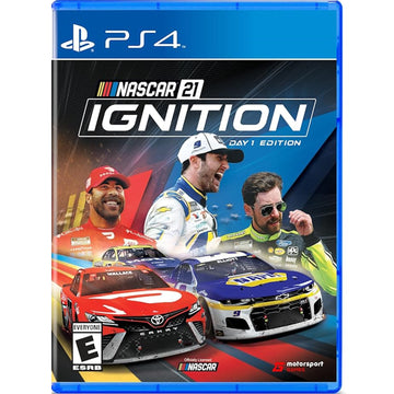 Nascar 21 Ignition - Day 1 Edition [PlayStation 4] PlayStation 4 Video Game Motorsport Games