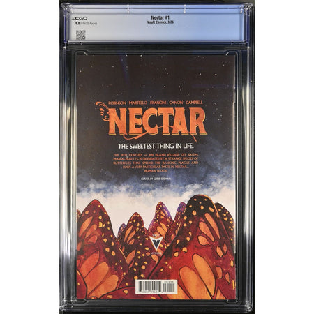 Nectar: #1 [Chris Shehan CGC 9.8 CVR A] 2026 Comics Vault Comics