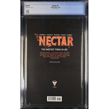 Nectar: #1 [Mann House CGC 9.8 CVR C - 1:20] 2026 Comics Vault Comics