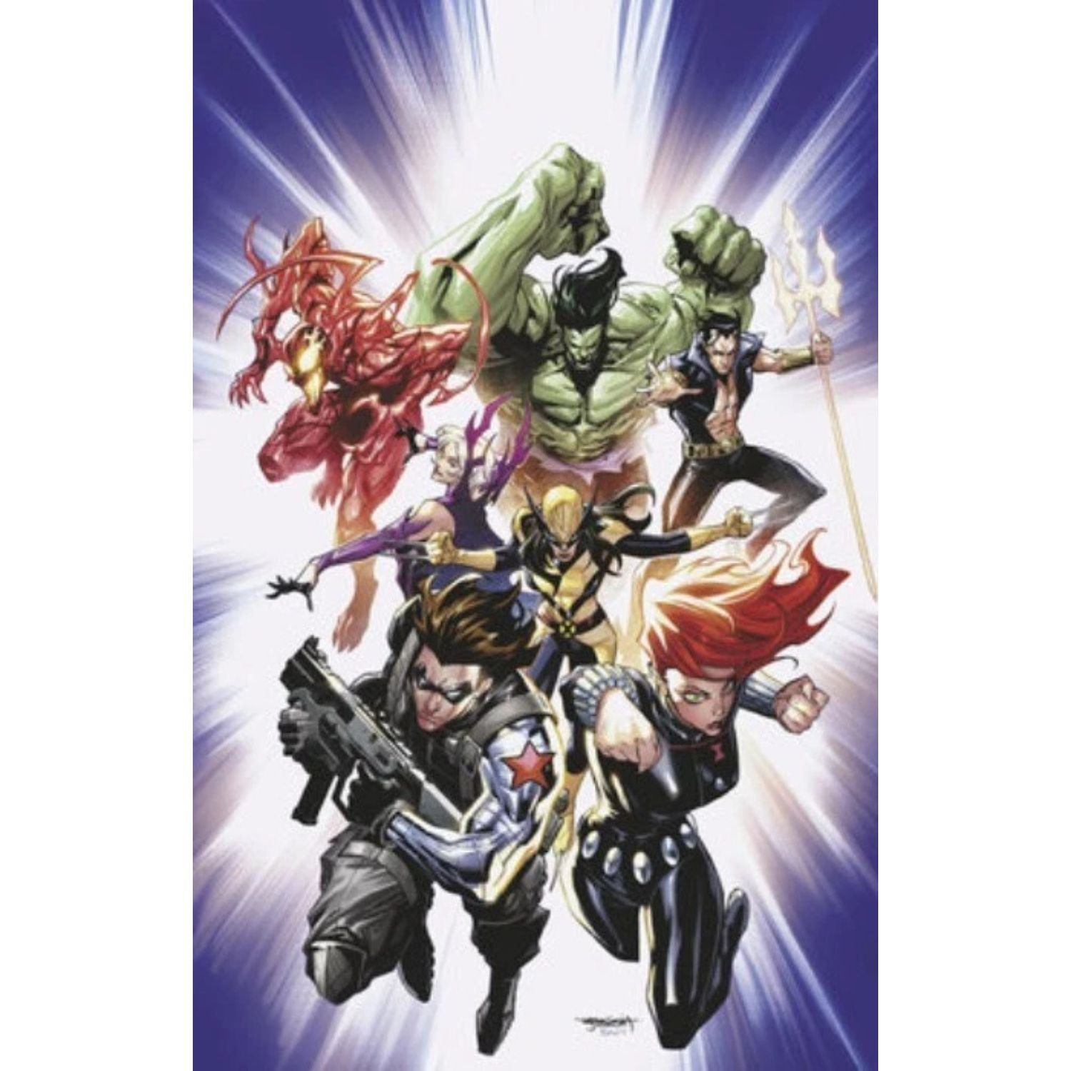 New Avengers: #1 [Stephen Segovia Virgin CVR K - 1:100] 2025 Comics Marvel Comics