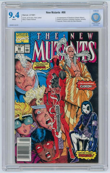 New Mutants: #98 [CBCS 9.4 Rob Liefeld] 1991