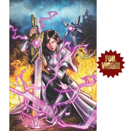 NiFe WARS: #1 [Dominic Glover Shopverse Exclusive Foil & Chip] Limited to 200 Comics Nife Wars