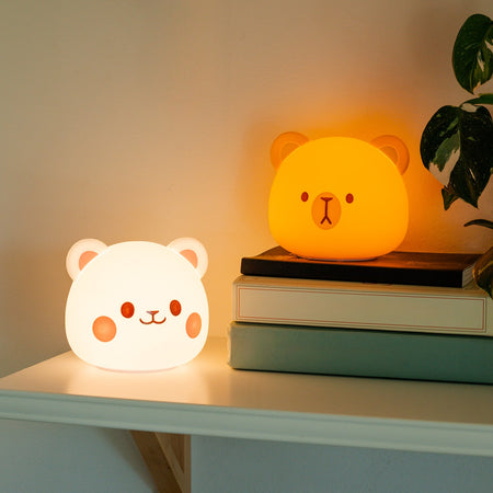 Milk Mocha Bear: Milk Squishy Night Light Home Decor Milk Mocha Bear