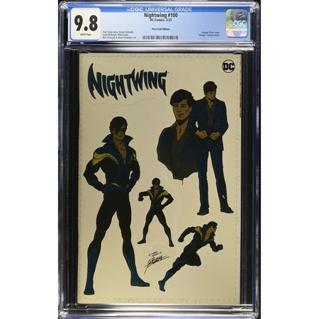 Nightwing: #100 [George Perez CGC 9.8 Foil CVR L - 1:150] 2016 Comics DC Comics