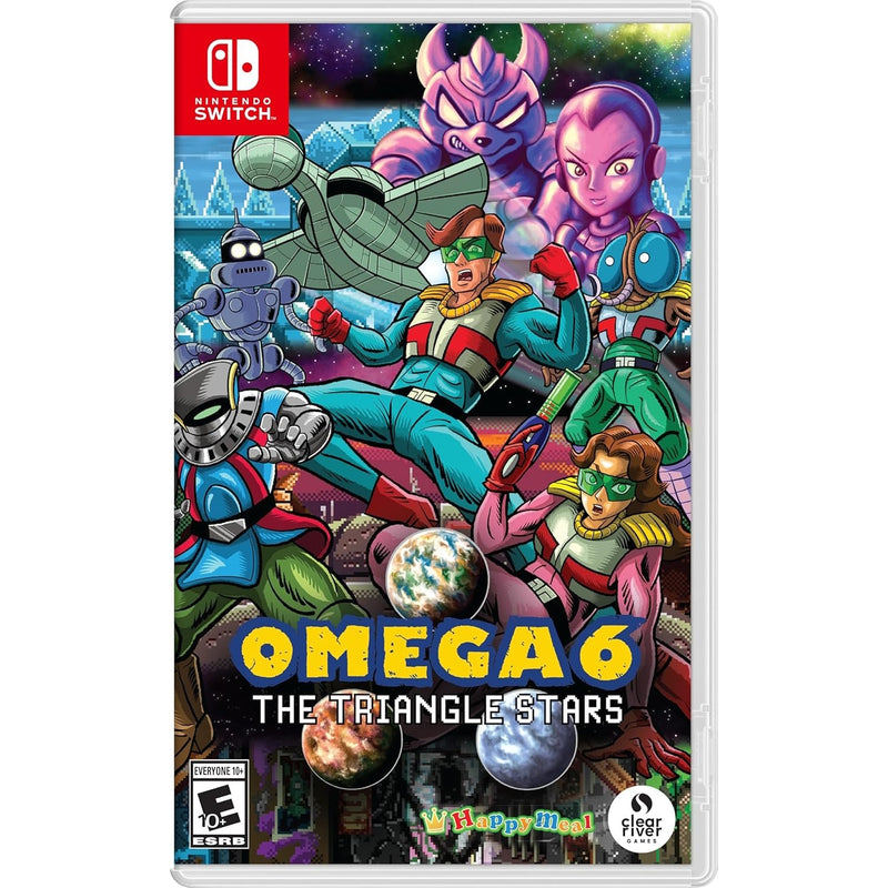 OMEGA 6: The Triangle Stars [Nintendo Switch] Nintendo Switch Video Game Clear River Games