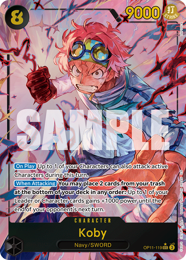 One Piece TCG: A Fist Of Divine Speed Booster Box [OP-11] - 24 Packs Card Game Bandai Namco