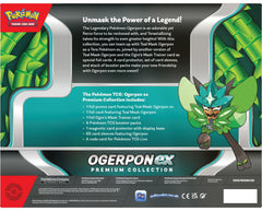 Pokemon TCG: Ogerpon ex Premium Collection Box Card Game Pokemon   