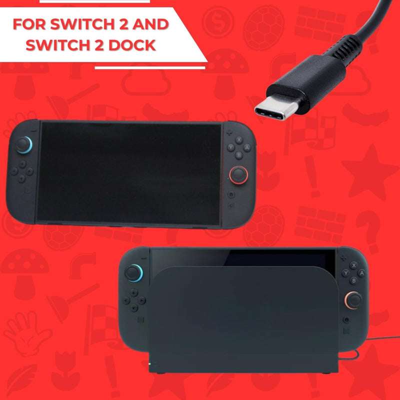 Old Skool: Nintendo Switch 2 AC Adapter [Nintendo Switch Accessory] Nintendo Switch 2 Accessory Old Skool