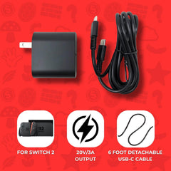 Old Skool: Nintendo Switch 2 AC Adapter [Nintendo Switch Accessory] Nintendo Switch 2 Accessory Old Skool