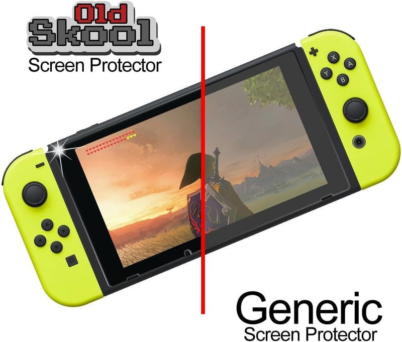 Old Skool: Nintendo Switch 2 Tempered Glass Screen Protector - 2 Pack [Nintendo Switch Accessory] Nintendo Switch 2 Accessory Old Skool
