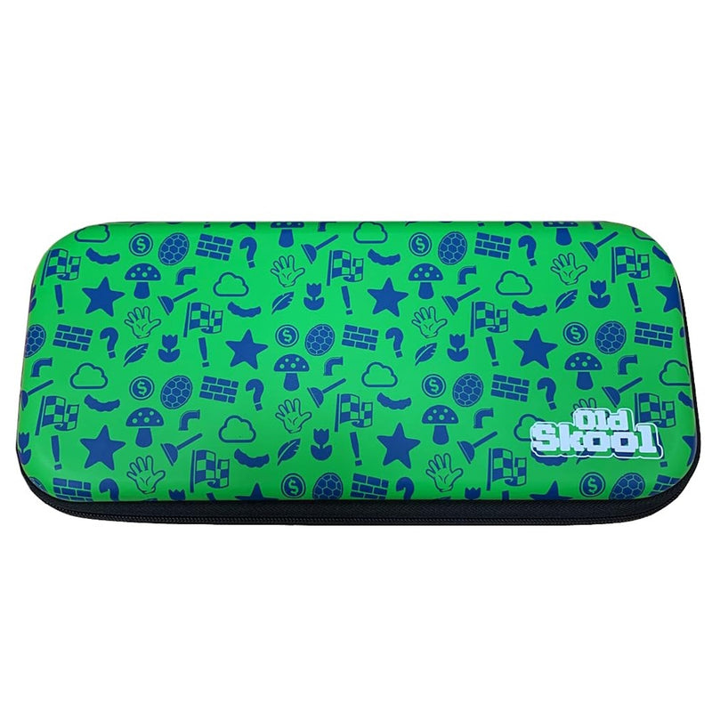 Old Skool: Nintendo Switch Travel Case - Green [Nintendo Switch Accessory] Nintendo Switch Accessory Old Skool