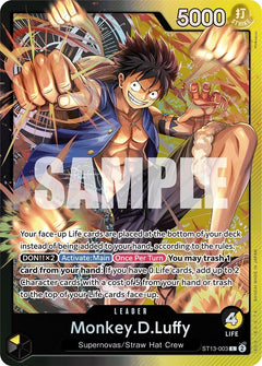 One Piece Card Game: The Three Brothers ST13 - Ultra Deck Card Game Bandai Namco   