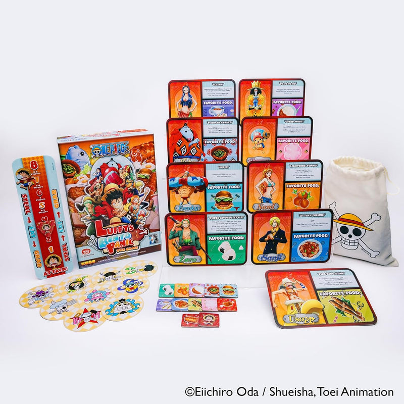 One Piece: Luffy's Bento Panic [Board Game, 3-9 Players] Board Game Kess