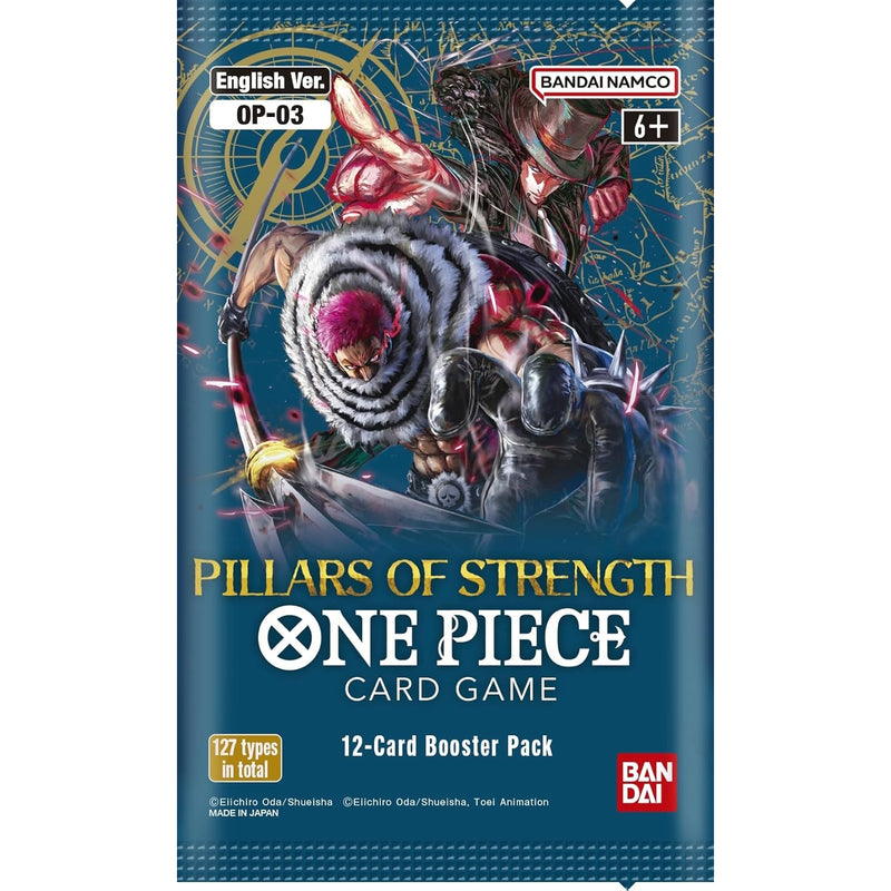 One Piece TCG: Pillars Of Strength Booster Box [OP-03] - 24 Packs Card Game Bandai Namco