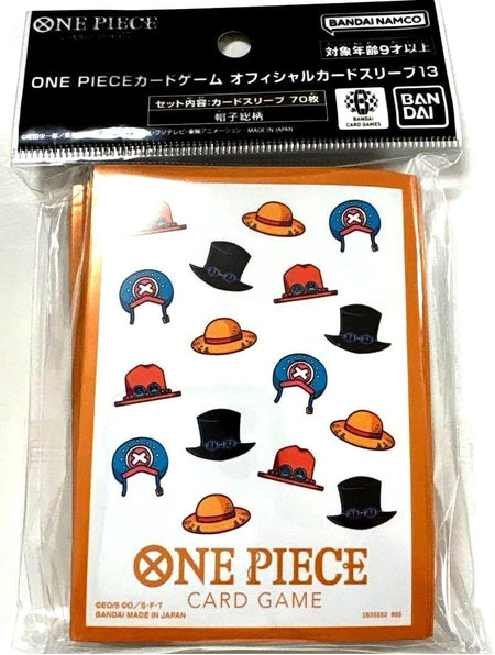 One Piece TCG: Set 13 Design 3 - Hats - 70 Sleeves Card Game Accessories Bandai Namco