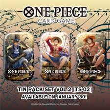 One Piece TCG: Tin Pack Set Vol 2 [TS-02] - Sabo - 2 Packs Trading Cards Bandai Namco