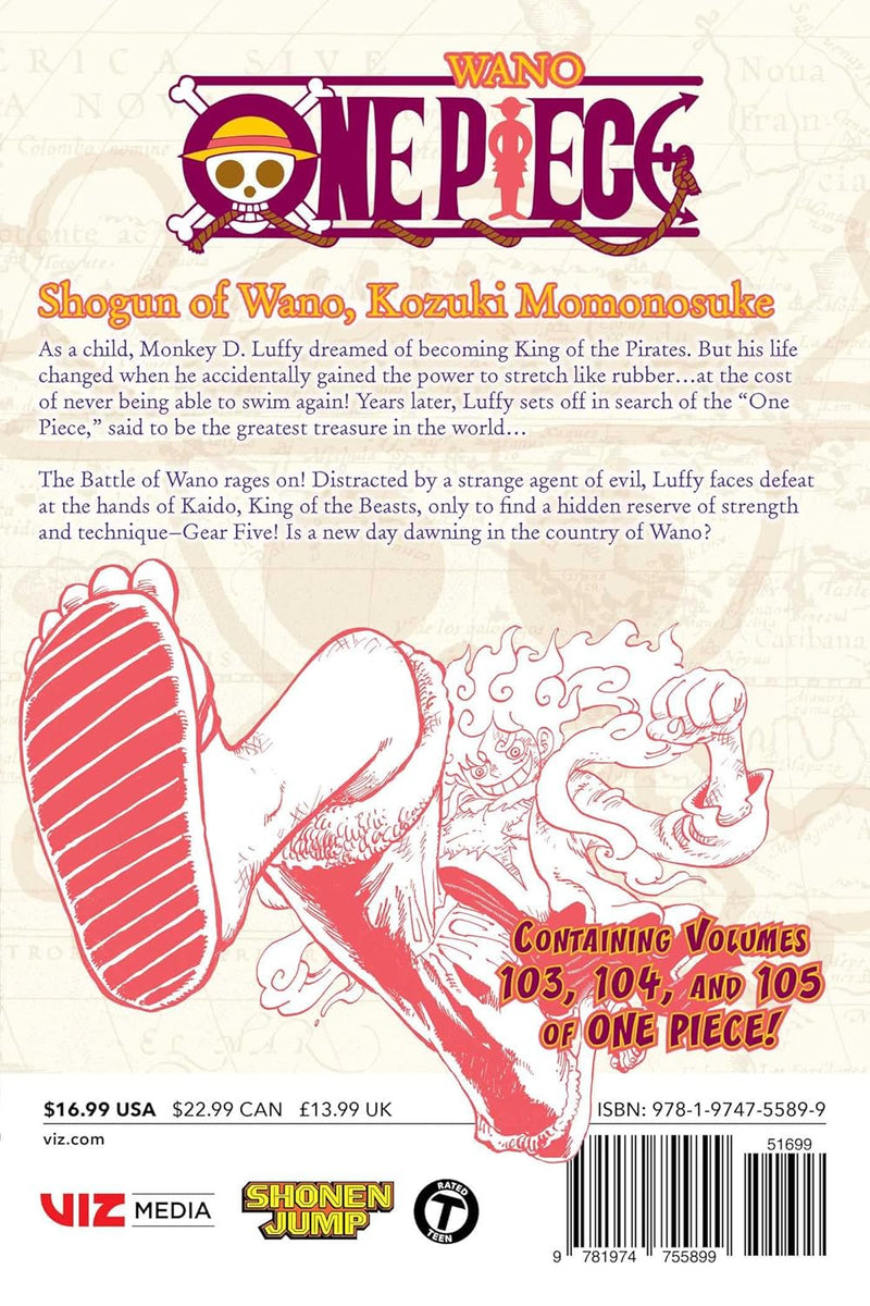 One Piece Wano: Volume 103/104/105 Manga Viz Media