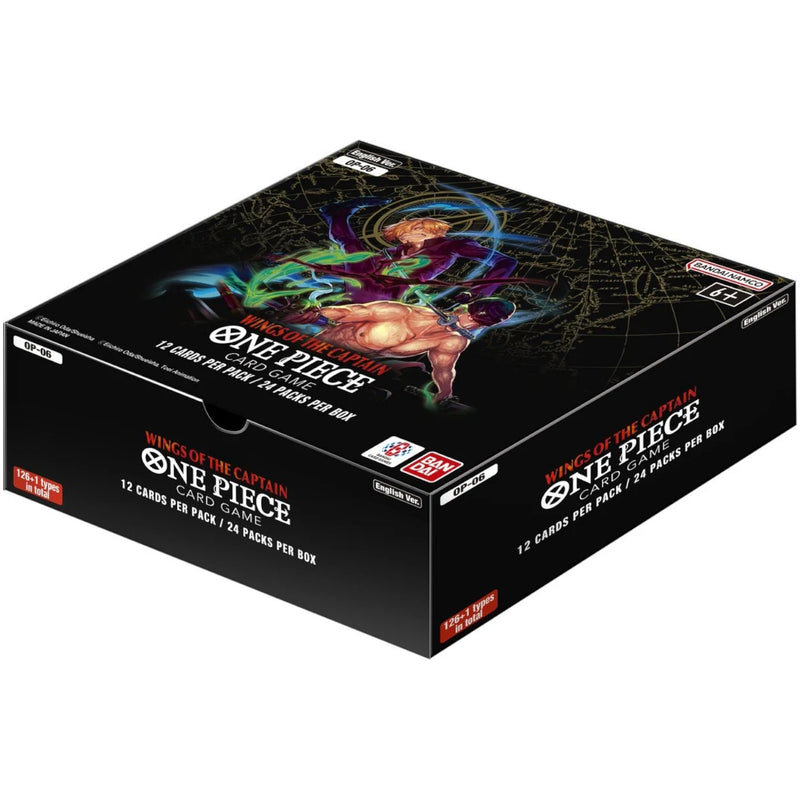 one piece op 06 booster box 2024 Bandai One Piece Card Game Wings of the Captain Booster Box (OP-06) (English) - 2024