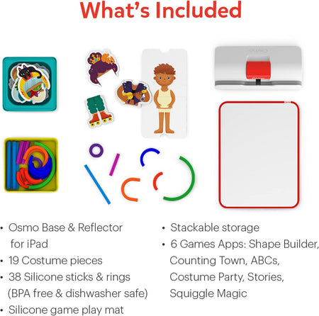 Osmo - Little Genius Starter Kit: Plus Early Math Adventure - iPad [Electronics] Electronics Osmo   