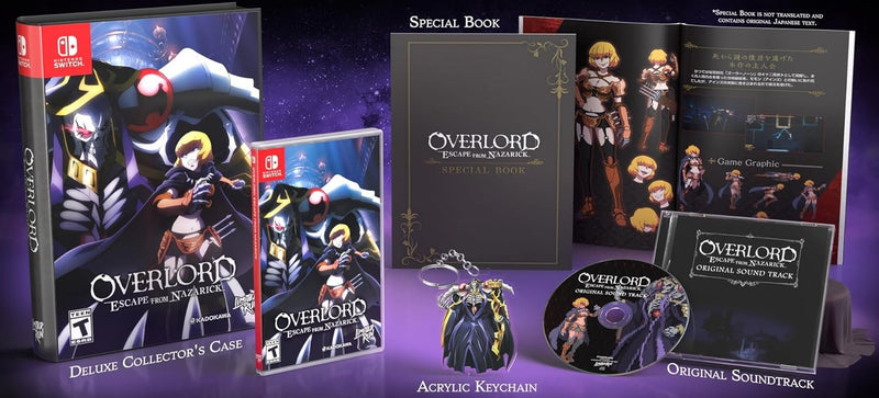 Overlord: Escape From Nazarick Deluxe Edition - Limited Run #228 [Nintendo Switch] Nintendo Switch Video Game Limited Run Games