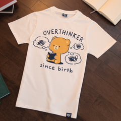 Overthinker T-shirt T-Shirts Milk Mocha Bear