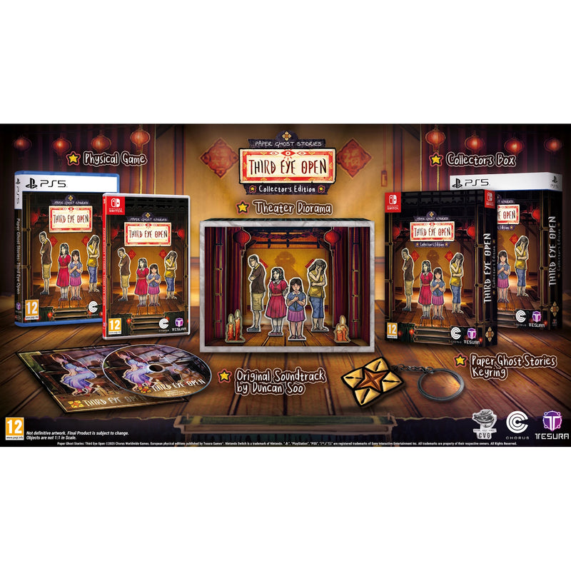 Paper Ghost Stories: Third Eye Open Collector's Edition [Nintendo Switch] Nintendo Switch Video Game Tesura Games