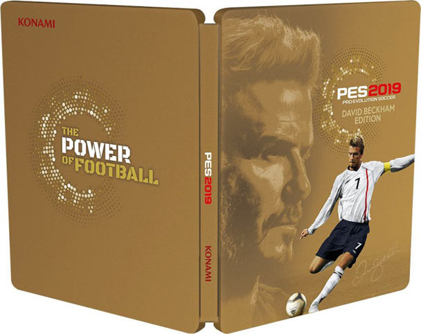 PES Pro Evolution Soccer 2019 - David Beckham Limited Special Edition SteelBook [PlayStation 4] PlayStation 4 Video Game Konami