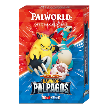 Palworld TCG: Dawn of Palpagos Red and Blue Trial Deck 01 Card Game Bushiroad