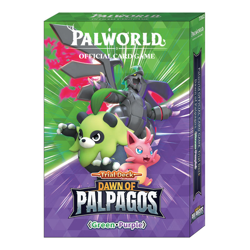 Palworld TCG: Dawn of Palpagos Green and Purple Trial Deck 02 Card Game Bushiroad