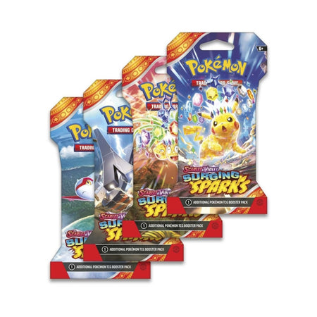 Pokemon TCG: Scarlet & Violet - Surging Sparks Sleeved Booster Pack Card Game Pokemon