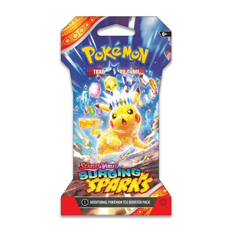 Pokémon TCG: Scarlet & Violet - Surging Sparks Sleeved Booster Pack - 1 Random Pack Card Game Pokemon   