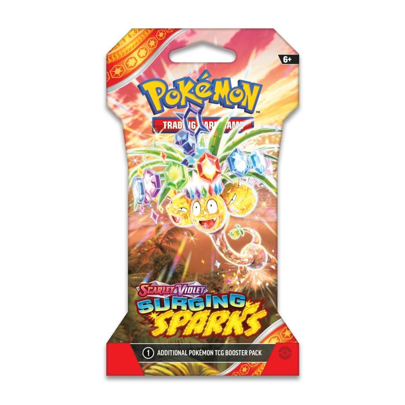 Pokémon TCG: Scarlet & Violet - Surging Sparks Sleeved Booster Pack - 1 Random Pack Card Game Pokemon   