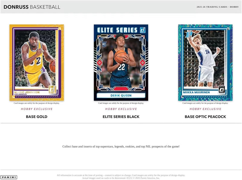 Panini 2025-26 Donruss: Basketball Hobby Box (12 Packs)