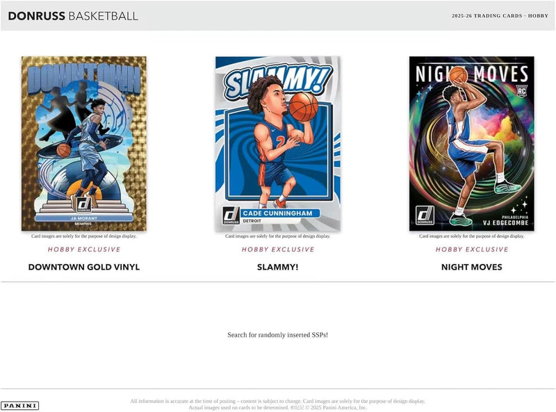 Panini 2025-26 Donruss: Basketball Hobby Box (12 Packs)