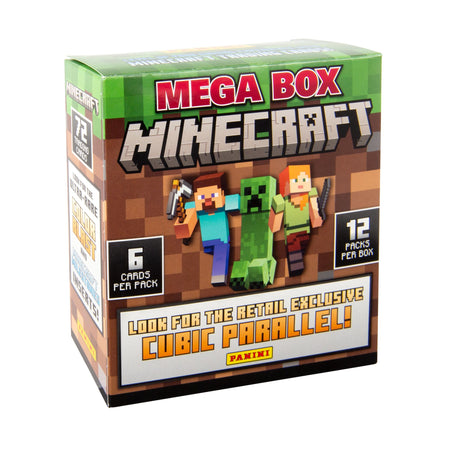 Panini Minecraft: 15th Anniversary Mega Box 2024 - 12 Packs Card Game Generic