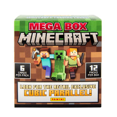 Panini Minecraft: 15th Anniversary Mega Box 2024 - 12 Packs Card Game Generic