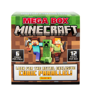 Panini Minecraft: 15th Anniversary Mega Box 2024 - 12 Packs Card Game Generic
