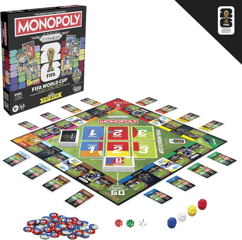 Monopoly Panini: Prizm FIFA World Cup Board Game (2026) Board Game Panini