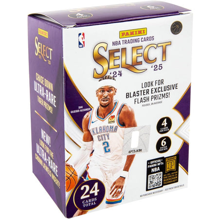 Panini 2024-25 Select Basketball Trading Card Blaster Box (6 packs)